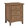McKenzie 3-Drawer Nightstand, Pecan by Whittier Wood Furniture