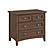 McKenzie 4-Drawer Nightstand, Java by Wittier Wood Furniture