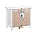 McKenzie 4-Drawer Nightstand, Snowbound by Wittier Wood Furniture