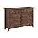 McKenzie 10-Drawer Dresser, Java by Wittier Wood Furniture