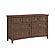 McKenzie 8-Drawer Dresser, Java by Wittier Wood Furniture
