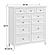 McKenzie 11-Drawer Chest, Snowbound by Whittier Wood Furniture