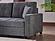 Mocca Fabric Reversible Queen Sleeper Storage Sectional (Selma Gray) by Bellona