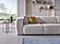 Picasso Oscar White Sectional Sofa by Bellona