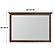 McKenzie Beveled Mirror, Java by Whittier Wood Furniture