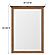McKenzie Beveled Mirror, Pecan by Whittier Wood Furniture