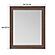 McKenzie Rectangular Mirror, Java by Whittier Wood Furniture
