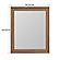 McKenzie Rectangular Mirror, Pecan by Whittier Wood Furniture