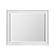 McKenzie Rectangular Mirror, Snowbound by Whittier Wood Furniture