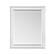 McKenzie Rectangular Mirror, Snowbound by Whittier Wood Furniture