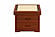 Tatami Mat Top 2 Drawer Nightstand by Prestige