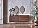 Montego Buffet (Montego Walnut/Carlino Marble) by Bellona