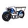 Red, White and Blue Motorcycle Bar by Jofran