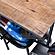 Red, White and Blue Motorcycle Bar by Jofran