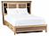 Addison Queen Bookcase Storage Bed by Whittier Wood Furniture