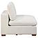 551461 Lakeview Armless Chair Ivory for Modular Sectional by Coaster
