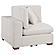 551462 Lakeview Corner Chair Ivory for Modular Sectional by Coaster