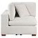 551462 Lakeview Corner Chair Ivory for Modular Sectional by Coaster