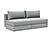 Osvald Sleek Sofa Bed (Queen Size) Melange Light Gray by Innovation Living