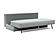 Osvald Sleek Sofa Bed (Queen Size) Melange Light Gray by Innovation Living