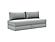 Walis Daybed Sofa Bed Melange Light Gray by Innovation Living