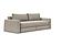 Cone Sleek Sofa Bed (Queen Size) Kenya Gravel by Innovation Living
