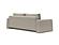 Cone Sleek Sofa Bed (Queen Size) Kenya Gravel by Innovation Living