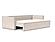 Newilla Slim Sofa Bed (Full Size) Adario Basmati by Innovation Living