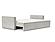 Newilla Slim Sofa Bed (Full Size) Adario Fog by Innovation Living