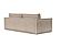 Newilla Slim Sofa Bed (Full Size) Adario Taupe by Innovation Living
