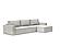 Newilla Standard Sofa Bed w/Lounger Adario Fog by Innovation Living