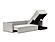 Newilla Slim Sofa Bed w/Lounger Adario Fog by Innovation Living