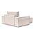 Newilla Wide Lounger Chair Adario Basmati by Innovation Living