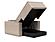 Newilla Standard Lounger Chair Adario Taupe by Innovation Living
