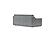 Carnell Sofa Bed w/Slope Arms (Queen Size) Taura Slate Gray by Innovation Living