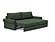 Vilander Sofa Bed w/Roll Arms (Full Size) Avella Pine Green by Innovation Living
