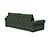 Vilander Sofa Bed w/Roll Arms (Full Size) Avella Pine Green by Innovation Living