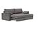 Vilander Sofa Bed w/Cushion Arms (Full Size) Avella Warm Gray by Innovation Living