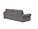 Vilander Sofa Bed w/Roll Arms (Full Size) Avella Warm Gray by Innovation Living