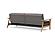 Dublexo Deluxe Sofa Bed w/Frej Arms Mixed Dance Gray by Innovation Living