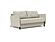 Cubed Deluxe Sofa Bed w/Arms (Full Size) Mixed Dance Natural by Innovation Living