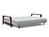 Ran Deluxe Excess Sofa Bed (Queen Size) Melange Light Gray by Innovation Living
