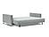 Cassius Deluxe Excess Sofa Bed (Queen Size) Melange Light Gray by Innovation Living