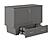 Nantucket Murphy Bed (Chest Bed) Gray by Atlantic