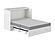 Southampton Murphy Bed (Chest Bed) White by Atlantic