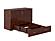 Southampton Murphy Bed (Chest Bed) Antique Walnut by Atlantic