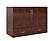 Southampton Murphy Bed (Chest Bed) Antique Walnut by Atlantic