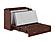 Southampton Murphy Bed (Chest Bed) Antique Walnut by Atlantic