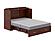 Hamilton Murphy Bed (Chest Bed) Antique Walnut by Atlantic