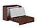 Hamilton Murphy Bed (Chest Bed) Antique Walnut by Atlantic
